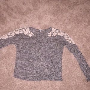 Gray detailed shirt